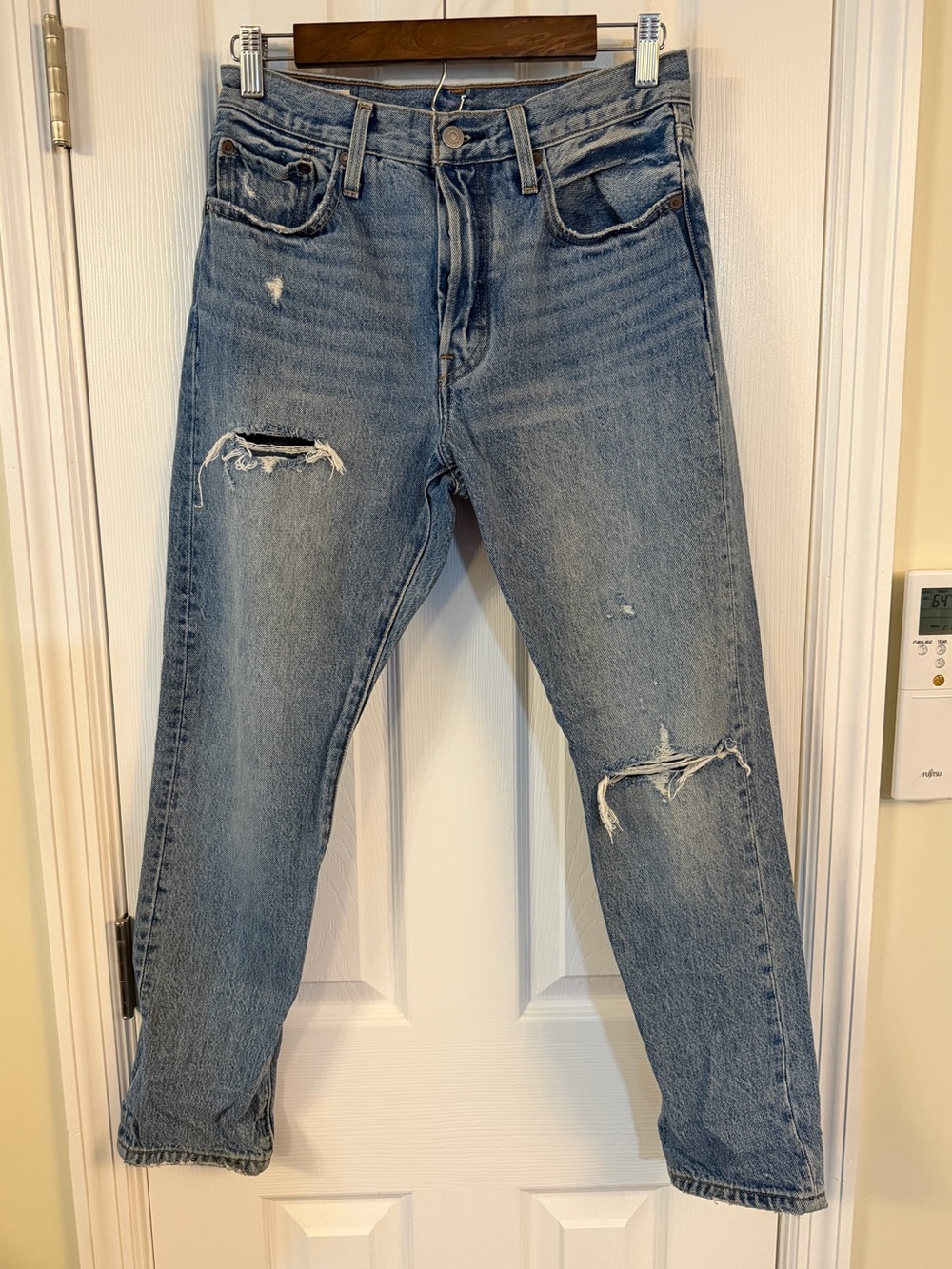 Levi’s 501 ‘90s Distressed Jeans Women’s W27 L28 High Rise Button Fly